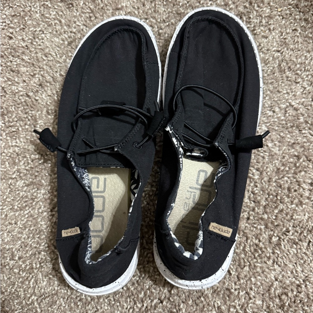 Black Women's Casual Slip-On Shoes